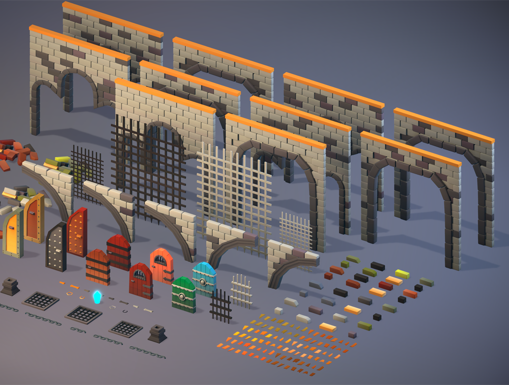 780+ Unique Assets Each with 4–7 color variations